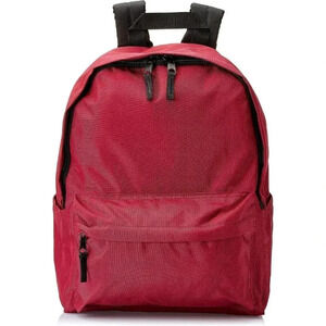 Kid Red Durable Adjustable Padded Shoulder Straps Classic School  Backpack